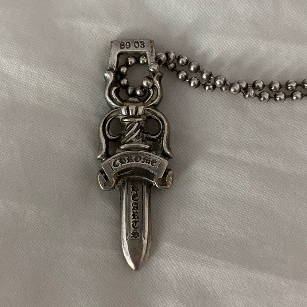 Chrome hearts dagger necklace